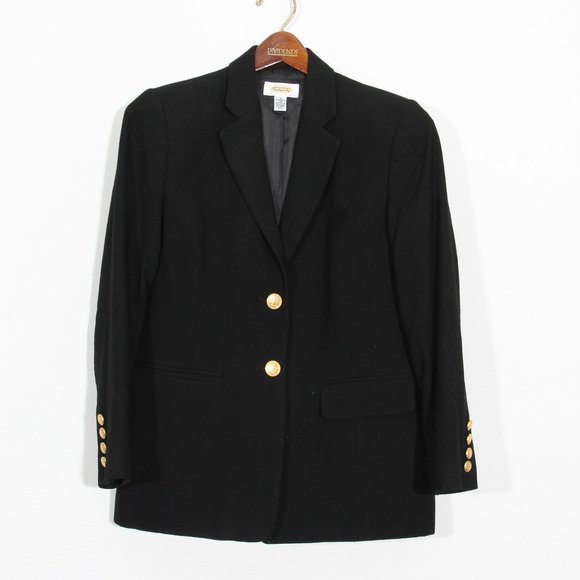 Talbots Jackets & Blazers - Talbot Gold Button Wool Vintage Blazer